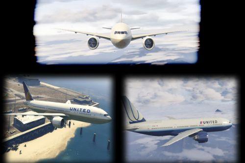 Boeing 777-200er United Airlines Pack